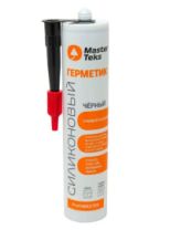 Герметик силиконовый универсальный "MasterTeks" PM черный 290мл.