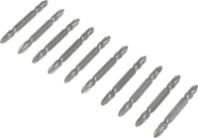 Бита PH 2х65 мм., TUNDRA basic, сталь S2, двухсторонняя (упаковка 2 шт)