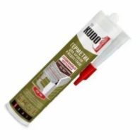 Герметик силиконовый для кровли "KUDO", шоколадно-коричневый 280мл.