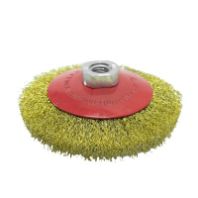 Корщетка-колесо 115 мм. "Pobedit" с наклоном, гайка M14