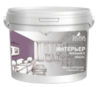 Краска моющаяся латексная SIONA 7 кг ВД-КС-2615