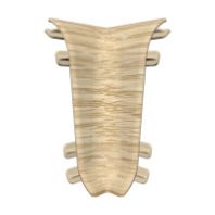 Угол внутренний ПВХ 55 мм "Идеал" №213 Дуб северный