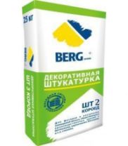 Штукатурка минеральная декоративная "BERGhome" Короед ШТ Б 2 25 кг. 