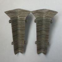 Угол внутренний ПВХ 80 мм "ROYCE" №315 Дуб альпака