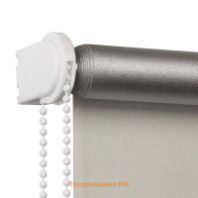 Штора рулонная Blackout Silver 80х160см шоколад