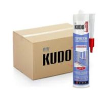 Герметик силиконовый универсальный "KUDO", прозрачный 280мл.