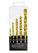 Набор сверл по металлу "MATRIX" нитридтитановых 3-8 мм. HSS, 5 шт.