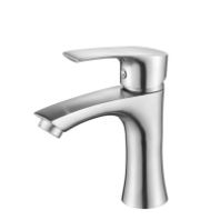 Смеситель для раковины "Омега", цинк, ручка круг.