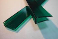 Профиль торцевой 8 мм. L 2,10 м. зеленый