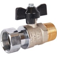 Кран шаровый 3/4" г/ш, бабочка "STT"