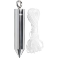 Отвес цилиндрический 100 г "Matrix" шнур 5 м