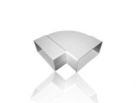 Купить Колено прямоугольное 90 гр. горизонт. 60х120, 60120 КГП недорого Колено прямоугольное 90 гр. горизонт. 60х120, 60120 КГП