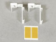 Крепление на глухое окно, универсальное, комплект 2шт, D=18мм