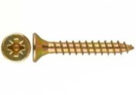 Саморез универсальный желтый цинк 3,0х30 мм.