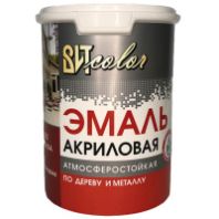 Эмаль акриловая "ВИТ Color" п/г RAL 1018 желтая 1 кг