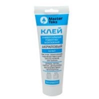 Клей монтажный акриловый белый "MasterTeks" HM, туба 400гр.