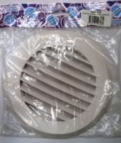 Решетка вентиляционная круглая ф170, фланец ф125 ПКР, 12РК