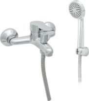 Смеситель для ванны "Центр Сантехники", латунь, ручка шар., кор. излив, ЦС-СМ 300/3-4