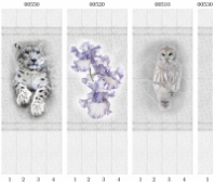 Панель ПВХ 250х2700 мм. PANDA 0530 "Белые кружева" Фон, 1шт