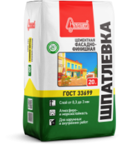 Шпаклевка "Старатели" Фасадно-финишная Евро Белая 20 кг.