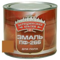 Эмаль для пола ПФ-266 Красно-коричневая 1,8 кг. "Царицынские краски"