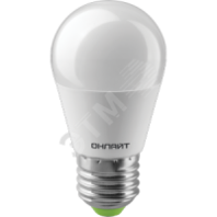 Лампа светодиодная E27 G45 10Вт 4000К "Онлайт" 750Лм (21221)