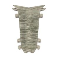 Угол внутренний ПВХ 55 мм "Идеал" №210 Дуб пепельный