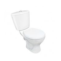 Унитаз-компакт "Оптима" Эконом монокоробка, арматура, боков.подв., бел. шток, сиденье г.Лобня