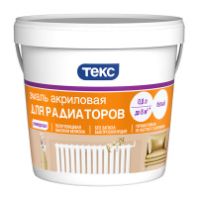 Эмаль для радиаторов акриловая "Текс" п/г белая 0,4 л.