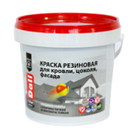 Краска резиновая "DALI"белая  А 1,3кг