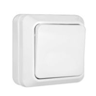 Выключатель 1-кл. ОП "Олимп" 10А белый, О0021