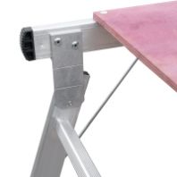 Стол малярный алюминиевый с помостом, ширина 500 мм