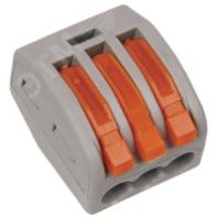 Соединительная клемма 3-х проводная 0,08-2,5