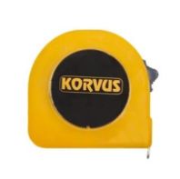 Рулетка 3,0 м. х 16 мм. "Korvus" прорезиненый корпус