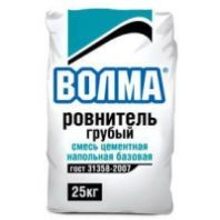 Ровнитель для пола "Волма-Ровнитель" грубый 25 кг. смесь строительная напольная
