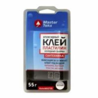 Клей-пластилин эпоксидный 55 гр. "MasterTeks" HM для сантехники, белый