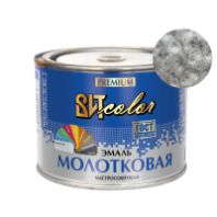 Эмаль молотковая Серебристая 0,4 кг. "ВИТ color"