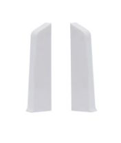 Заглушка ПВХ 80 мм "ROYCE" левая № 318 Белый матовый