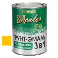 Грунт-эмаль по ржавчине Желтая  0,8 кг. "ВИТ color"