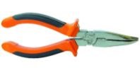 Тонкогубцы 160 мм. "TOOLBERG" с изогнутыми губками, двухкомпонентные рукоятки