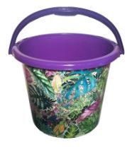 Ведро пластиковое 5л "Оранжерея. Тиснение"