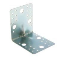 Уголок крепежный усиленный оцинк. 105х105х90х2,0 мм. KUU-105