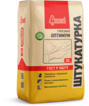 Штукатурка гипсовая "Старатели" "Оптимум" 30 кг.