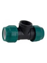 Тройник ПЭ 20х3/4"х20 мм. гайка