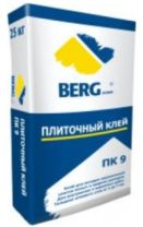 Клей для плитки "BERGhome" ПК 9 для внутренних и наружных работ 25 кг. 