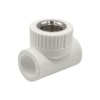 Купить Тройник комбинированный PP-R 20х1/2"х20 мм. гайка недорого Тройник комбинированный PP-R 20х1/2"х20 мм. гайка
