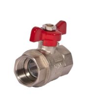 Кран шаровый 3/4" г/г, бабочка "STT"