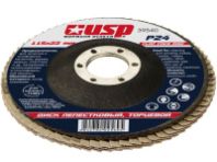 Диск для УШМ лепестковый 115х22 мм. Р24 "Uspex"