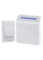 Звонок беспроводной "Космос" 150м, 32 мелодии полиф., белый, КОС_AG306A