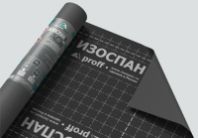 Мембрана "ИЗОСПАН" AQ proff Гидро-ветрозащитная паропроницаемая усиленная (70 м2)